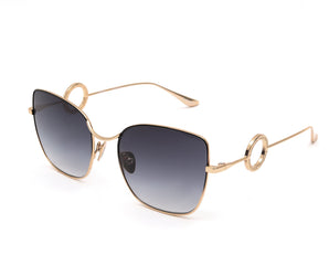 Baldinini  🇮🇹 Square Gold 24 karat ( Made in Italy ) Women's Sunglasses(UV) -
