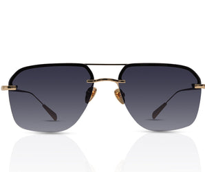 Baldinini 🇮🇹 Square Gold 18 karat ( Made in Italy ) men's Sunglasses(UV) -