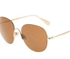 Baldinini Gold 18 Karat 🇮🇹 Square ( Made in Italy ) Women Sunglasses (UV)