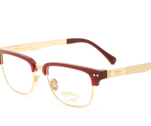 Baldinini 🇮🇹 Square Gold 24 karat ( Made in Italy ) Unisex Optical Frame - نضاره دوت كوم | رقم 1 للنظارات الأصليه في مصر