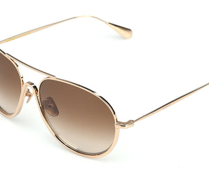 Baldinini 🇮🇹 Aviator Gold 18karat ( Made in Italy ) men's Sunglasses(UV)