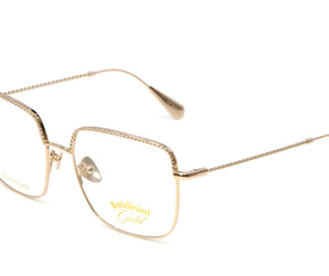 Baldinini 🇮🇹 Square Gold 18 karat ( Made in Italy ) Women Optical Frame