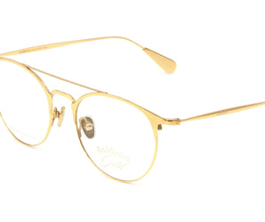 Baldinini 🇮🇹 Round Gold 23 karat ( Made in Italy ) Women Optical Frame