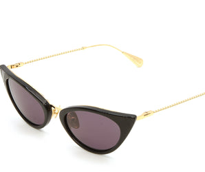 Baldinini Gold 18 Karat 🇮🇹 Cat Eye ( Made in Italy ) Women Sunglasses (UV)
