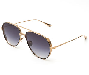 Baldinini Aviator Gold 18 karat Italy men's Sunglasses - Full Rim
