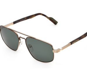Baldinini Gold 18 Karat 🇮🇹 Rectangle ( Made in Italy ) Men Sunglasses (UV)