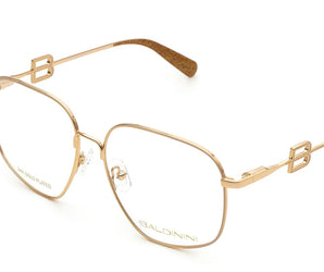 Baldinini 🇮🇹 Square Gold 24 karat ( Made in Italy ) Women Optical Frame - نضاره دوت كوم | رقم 1 للنظارات الأصليه في مصر