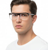 Baldinini 🇮🇹 Square ( Made in Italy ) Men Optical Frames - نضاره دوت كوم | رقم 1 للنظارات الأصليه في مصر