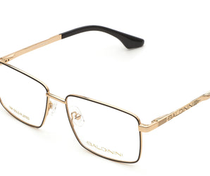 Baldinini Gold 18 Karat 🇮🇹 Rectangle ( Made in Italy ) Men Optical Frames