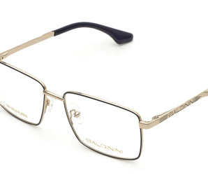 Baldinini Gold 18 Karat 🇮🇹 Rectangle ( Made in Italy ) Men Optical Frames