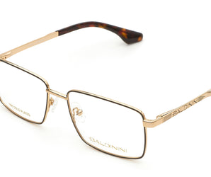 Baldinini Gold 18 Karat 🇮🇹 Rectangle ( Made in Italy ) Men Optical Frames
