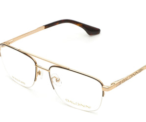 Baldinini 🇮🇹 Square Gold 18 karat ( Made in Italy ) Women Optical Frame half rim