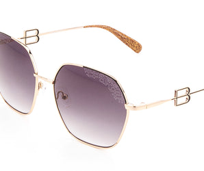 Baldinini 🇮🇹 Square Gold 18 karat ( Made in Italy ) Women's Sunglasses(UV)