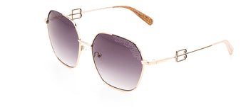 Baldinini 🇮🇹 Square Gold 18 karat ( Made in Italy ) Women's Sunglasses(UV) - نضاره دوت كوم | رقم 1 للنظارات الأصليه في مصر