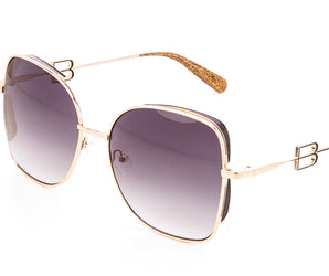 Baldinini 🇮🇹 Square Gold 18 karat ( Made in Italy ) Women's Sunglasses(UV)