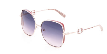 Baldinini 🇮🇹 Square Gold 18 karat ( Made in Italy ) Women's Sunglasses(UV) - نضاره دوت كوم | رقم 1 للنظارات الأصليه في مصر