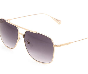 Baldinini Gold 18 Karat 🇮🇹 Square ( Made in Italy ) Men Sunglasses (UV)
