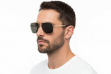 Baldinini 🇮🇹 Square ( Made in Italy ) Men Sunglasses5(UV) - نضاره دوت كوم | رقم 1 للنظارات الأصليه في مصر