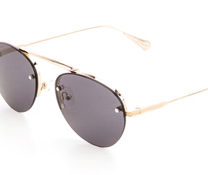 Baldinini 🇮🇹 Round Gold 24 karat ( Made in Italy ) Unisex Sunglasses(UV)