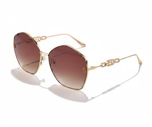 Baldinini 🇮🇹 Gold-plated Cat Eye ( Made in Italy ) Women Sunglasses (UV400) - نضاره دوت كوم | رقم 1 للنظارات الأصليه في مصر
