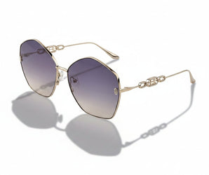 Baldinini 🇮🇹 Gold-plated Cat Eye ( Made in Italy ) Women Sunglasses (UV400) - نضاره دوت كوم | رقم 1 للنظارات الأصليه في مصر