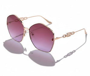 Baldinini 🇮🇹 Gold-plated Cat Eye ( Made in Italy ) Women Sunglasses (UV400) - نضاره دوت كوم | رقم 1 للنظارات الأصليه في مصر