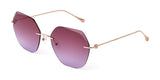 Baldinini 🇮🇹 Gold-plated Cat Eye ( Made in Italy ) Women Sunglasses Rimless (UV400) - نضاره دوت كوم | رقم 1 للنظارات الأصليه في مصر