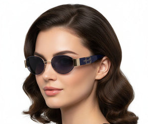 Baldinini 🇮🇹 Round ( Made in Italy ) Women Sunglasses (UV400) - نضاره دوت كوم | رقم 1 للنظارات الأصليه في مصر