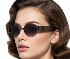 Baldinini 🇮🇹 Round ( Made in Italy ) Women Sunglasses (UV400) - نضاره دوت كوم | رقم 1 للنظارات الأصليه في مصر
