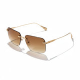 Baldinini 🇮🇹 Gold-plated Square ( Made in Italy ) Men Sunglasses Rimless (UV400) - نضاره دوت كوم | رقم 1 للنظارات الأصليه في مصر