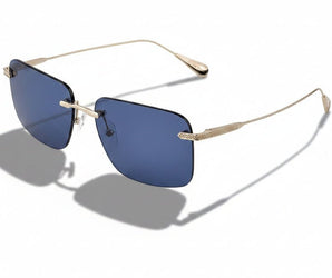 Baldinini 🇮🇹 Gold-plated Square ( Made in Italy ) Men Sunglasses Rimless (UV400) - نضاره دوت كوم | رقم 1 للنظارات الأصليه في مصر