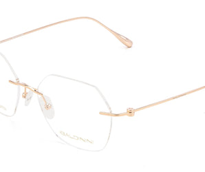 Baldinini Gold 18 Karat 🇮🇹 Square ( Made in Italy ) Men Optical Frames - نضاره دوت كوم | رقم 1 للنظارات الأصليه في مصر