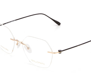 Baldinini Gold 18 Karat 🇮🇹 Square ( Made in Italy ) Men Optical Frames