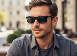 B1919 Square ( Made in Italy ) Men's Sunglasses(UV) - نضاره دوت كوم | رقم 1 للنظارات الأصليه في مصر