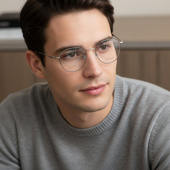 Falcon Round Men's Optical Frame - نضاره دوت كوم | رقم 1 للنظارات الأصليه في مصر