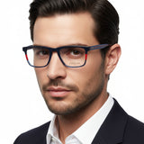 Falcon Square Men's Optical Frame - نضاره دوت كوم | رقم 1 للنظارات الأصليه في مصر