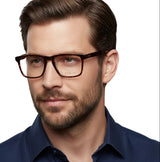 Falcon Square Men's Optical Frame - نضاره دوت كوم | رقم 1 للنظارات الأصليه في مصر