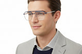 Falcon Square Men's Optical Frame - نضاره دوت كوم | رقم 1 للنظارات الأصليه في مصر
