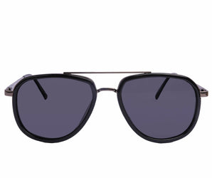 Falcon 5207-C5 Round Full-Frame Sunglasses - Men