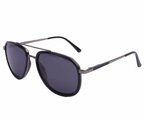 Falcon 5207-C5 Round Full-Frame Sunglasses - Men