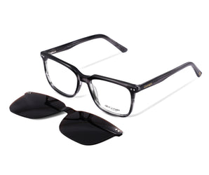 Gestapo Square Optical Men Clip on Polarized ( UV400)
