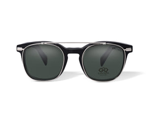 Gestapo Square Optical Men Clip on Polarized ( UV400)