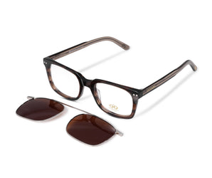 Gestapo Square Optical Men Clip on Polarized ( UV400) - نضاره دوت كوم | رقم 1 للنظارات الأصليه في مصر