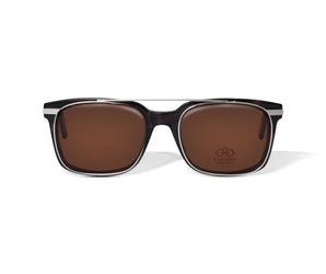 Gestapo Square Optical Men Clip on Polarized ( UV400) - نضاره دوت كوم | رقم 1 للنظارات الأصليه في مصر