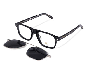 Gestapo Square Optical Men Clip on Polarized ( UV400)