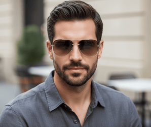 Mario Rossi 🇮🇹 ( Made in Italy ) Aviator Men's Sunglasses (UV) - نضاره دوت كوم | رقم 1 للنظارات الأصليه في مصر