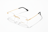 Falcon Rectangle Unisex Titanium Optical Frames - Rimless2 - نضاره دوت كوم | رقم 1 للنظارات الأصليه في مصر