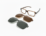 Gestapo Square Optical Men Clip on Polarized - نضاره دوت كوم | رقم 1 للنظارات الأصليه في مصر