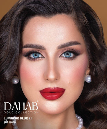 Dahab Contact Lenses - Lumirere Blue - نضاره دوت كوم | رقم 1 للنظارات الأصليه في مصر