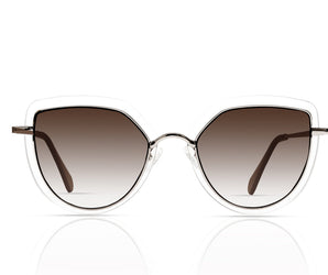 Enni Marco 🇮🇹 ( Made in Italy ) Cat Eye Women's Sunglasses(UV)